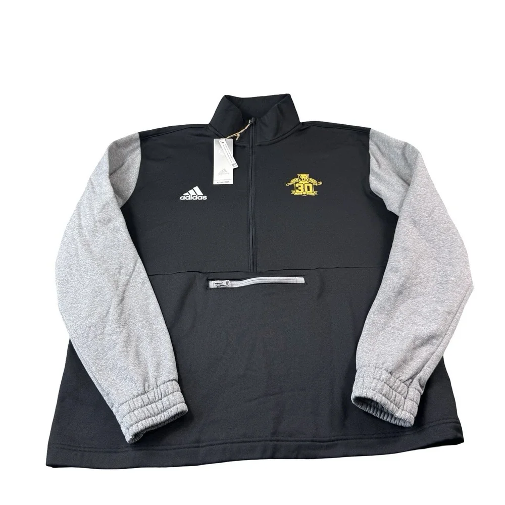 Adidas Florida Panthers 30 Year Anniversary Half Zip Pullover NHL L NWT